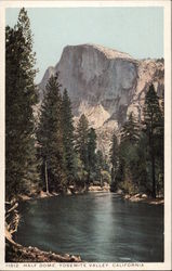 Half Dome Mountain Yosemite Valley, CA Yosemite National Park Postcard Postcard