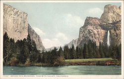 Bridal Veil Meadows Yosemite Valley, CA Yosemite National Park Postcard Postcard