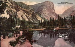 Mirror Lake Yosemite Valley, CA Yosemite National Park Postcard Postcard