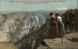 Looking across Yosemite Valley, showing Yosemite Falls California Yosemite National Park Postcard Postcard