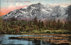 Mt. Tallac Lake Tahoe, CA Postcard Postcard