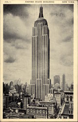 Empire State Building Postcard