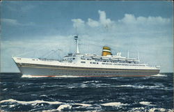 SS Statendam Postcard