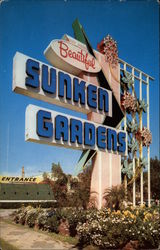 Sunken Gardens Postcard