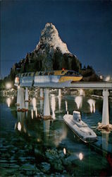 Matterhorn Mountain Anaheim, CA Disney Postcard Postcard