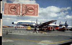 Air France Super Starliner Postcard