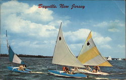 Sailing in a brisk Breeze Bayville, NJ Postcard Postcard