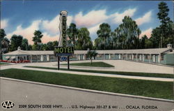 Stevens Motel Postcard