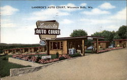 Landeck's Auto Court Postcard