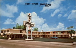 Fort Myers TraveLodge Florida Postcard Postcard