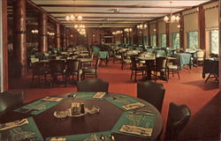 Dining Room, DuPont Lodge, Cumberland Falls State Park Postcard