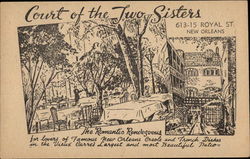 Court of the Two Sisters New Orleans, LA Postcard Postcard