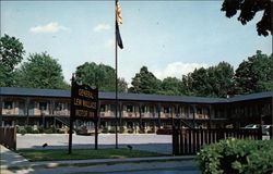 The General Lew Wallace Motor Inn Crawfordsville, IN Postcard Postcard