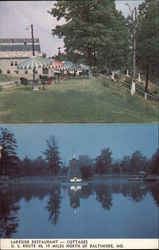 Lakeside Restaurant - Cottages Postcard