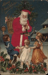 Merry Christmas Santa Claus Postcard Postcard