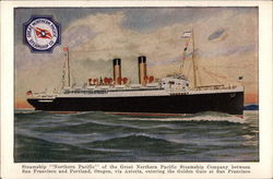 Steamship "Northern Pacific" Postcard