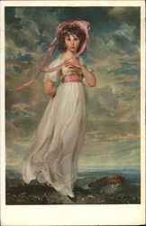 Pinkie (Miss Sarah Moulton-Barrett) By Sir Thomas Lawrence Art Postcard Postcard