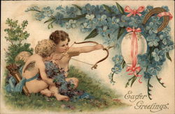 Easter Greetings Postcard