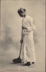 Sri Lankan Sweeping Postcard Postcard