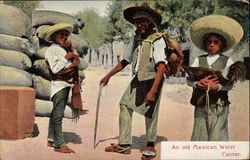 An Old Mexican Water Carrier Postcard