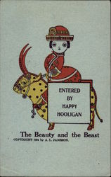 The Beauty and the Beast Postcard