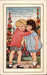 My Valentine Children Postcard Postcard