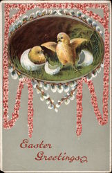 Easter Greetings Postcard