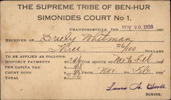 The Supreme Tribe of Ben-Hur Postcard