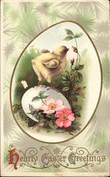 Hearty Easter Greetings Postcard