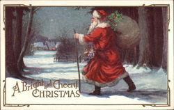 A Bright and Cheery Christmas Postcard