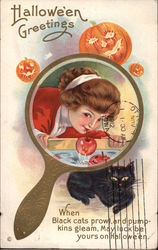 Halloween Greetings Postcard Postcard