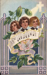 Easter - Choirboys Postcard