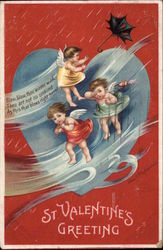 St. Valentine's Greeting Cupid Postcard Postcard