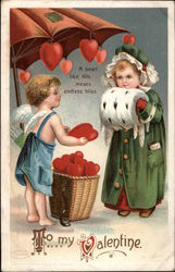 To My Valentine Children Postcard Postcard