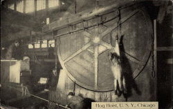 Hog Hoist, USY, Chicago Postcard