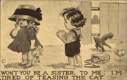 Won't You Be A Sister To Me? Postcard