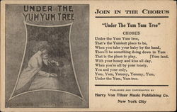 Harry von Tilzer Music Publishing Co., New York City Advertising Postcard Postcard