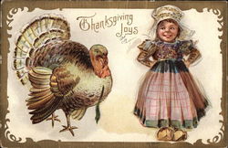 Dutch Girl and Turkey Children Postcard Postcard