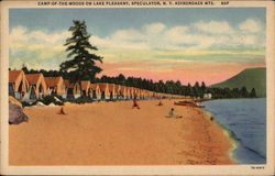 Camp-Of-The-Woods on Lake Pleasant; Adirondack Mts Postcard