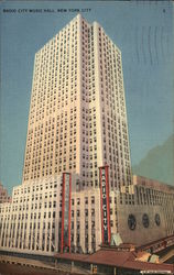 Radio City Music Hall New York, NY Postcard Postcard