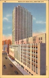 Radio City Music Hall Postcard