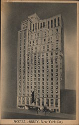 Hotel Abbey, New York City Postcard