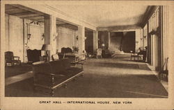 Great Hall - International House Postcard