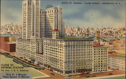 Hotel St. George - Clark Street - Brooklyn New York, NY Postcard Postcard