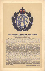 The Royal Canadian Air Force Postcard