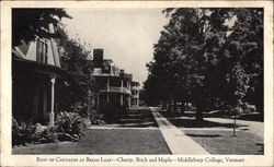 Middlebury College - Row of Cottages at Bread Loaf Vermont Postcard Postcard