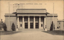 Lowell Memorial Auditorium Postcard