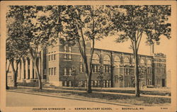 Johnston Gymnasium, Kemper Military School Boonville, MO Postcard Postcard