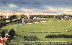 Maloney Field, Phillipsburg High School New Jersey Postcard Postcard