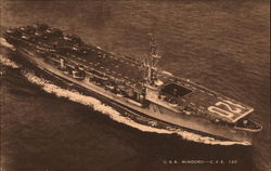 U.S.S. Mindoro Postcard